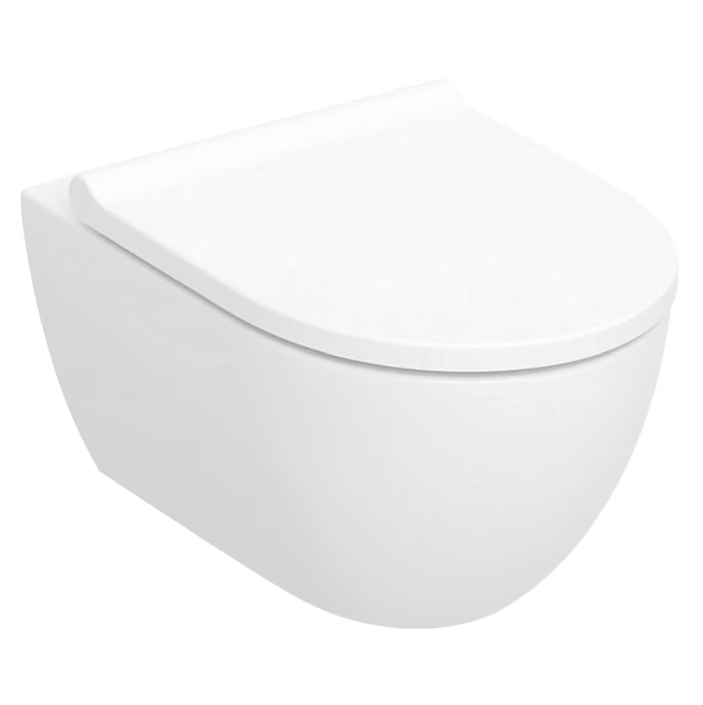 Geberit Acanto Set Wand-WC Tiefspüler, geschlossene Form, TurboFlush, mit WC-Sitz – Bild 1