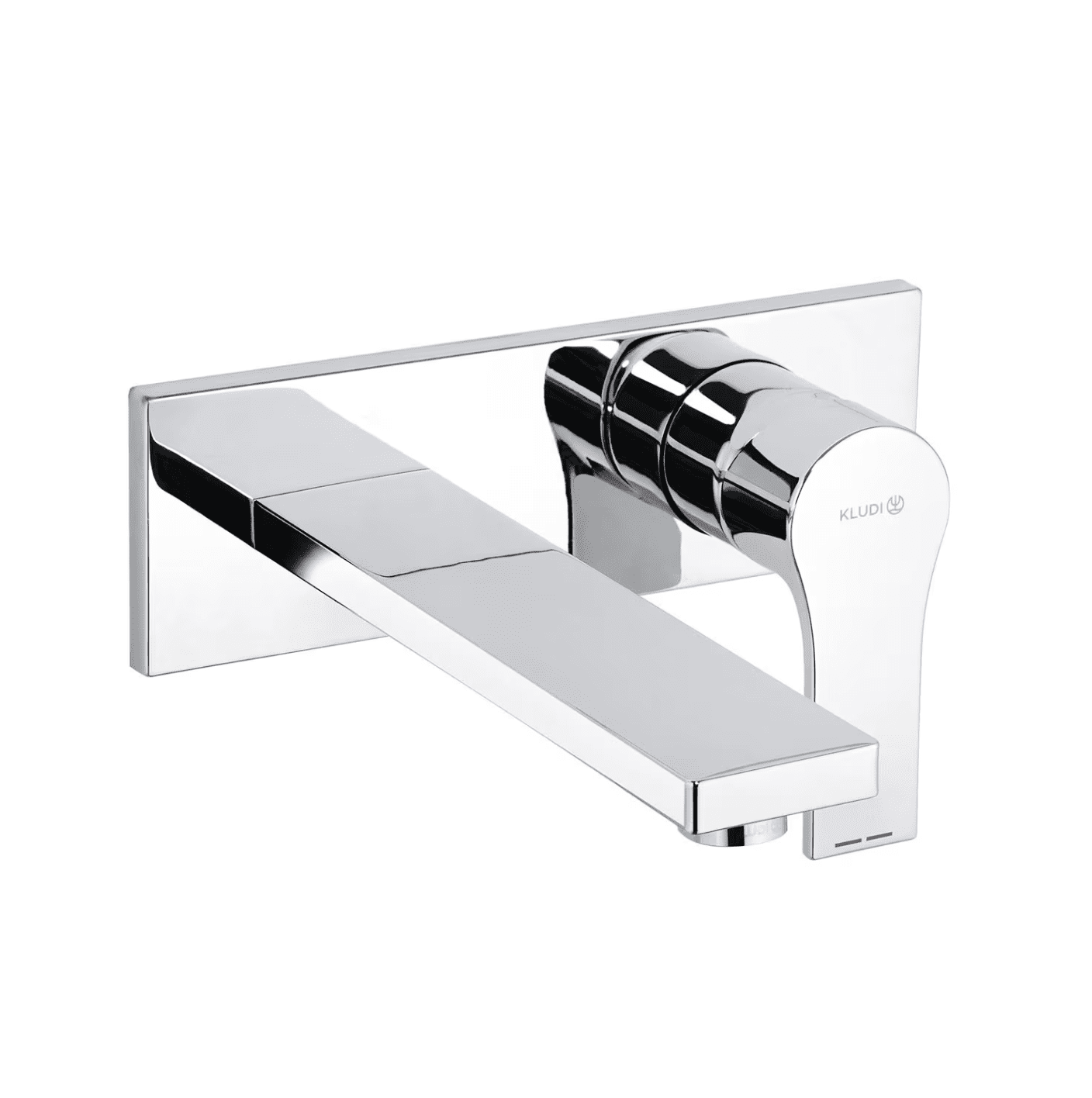 Bild 22.03.26 um 21.31 Kludi ZENTA SL Waschtisch-2-Loch-Wand-Einhandmischer Ausladung 18 cm einteilige Rosette – Bild 1