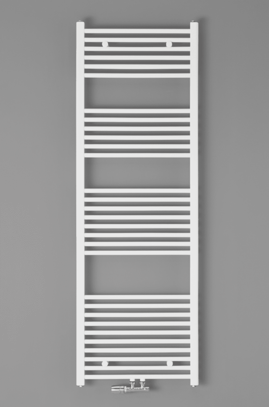 sanibel 1001 Badheizkörper A15 ger. 50mm BH 800 mm BL 600mm RAL 9016 weiß – Bild 1